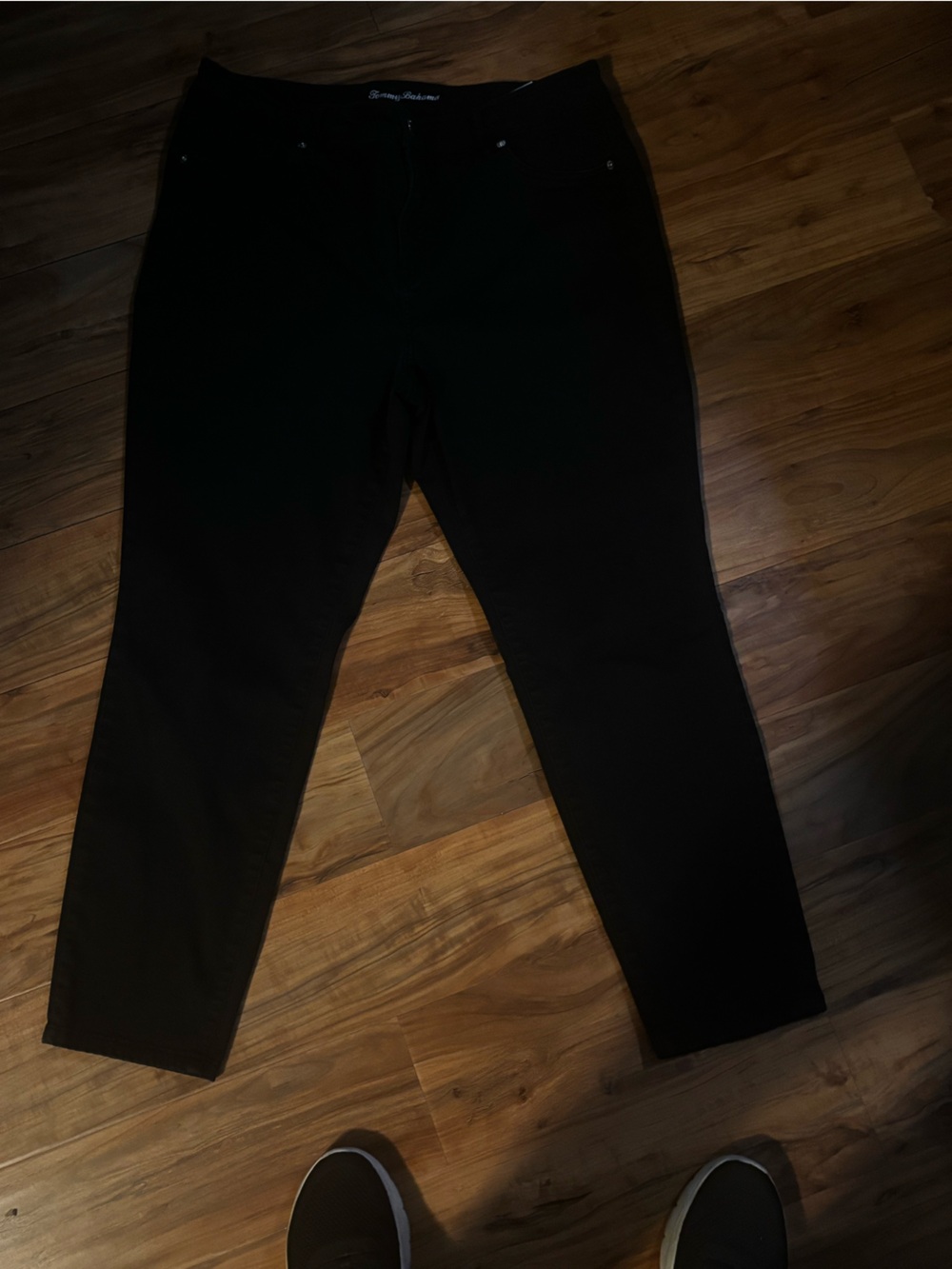 Women’s Black Jeans by Tommy Bahamas stretch jeans.